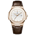 Reloj Nautilus Correa cuero Rose Gold