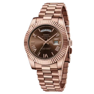 Nibosi Presidente Day-Date  Rose Gold Chocolate - Imagen 1